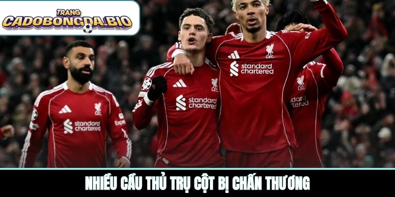 Nhiều cầu thủ trụ cột bị chấn thương